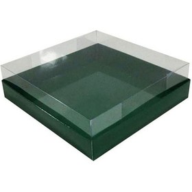 Resim Asetat Kapaklı Karton Kutu Havlu Kutusu 20X20X5 Cm 10 Adet Ye 