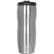 Resim S-link SL-TM1975 Mat Gümüş 420 ML İç 304 Dış 201 Paslanmaz Çelik Termos Kupa 