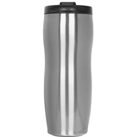 Resim S-link SL-TM1975 Mat Gümüş 420 ML İç 304 Dış 201 Paslanmaz Çelik Termos Kupa 