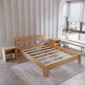 Resim Renazzo Letto Atlantik Mdf Karyola | Tek ve Çift Kişilik Yatak Uyumlu, Kolay Kurulum 
