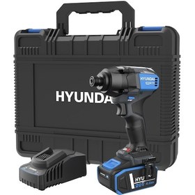 Resim Hyundai ID20X-230FT 230NM 1 x 4 AH Akülü Darbeli Somun Sıkma Makinesi 