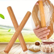 Resim Ahşap Oklava - 28cm/11.02in Yapışmaz Oklava Hamur, Erişte ve Pasta Hamuru İçin - Ev Kullanımı İçin Mutfak Pişirme Aletleri 