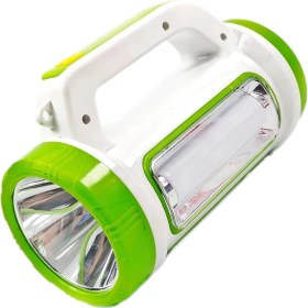 Resim Güneş Enerjili LED Kamp Feneri, USB Şarjlı, Solar Powerbank Özellikli, Projektör + Yan Işık, Su Geçirmez IP44, Taşınabilir El Feneri | Kamp, Yürüyüş, Acil Durumlar Için 