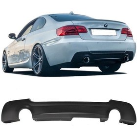 Resim Bmw E92 2006-2009 Coupe Plastik Boyasız 3.35 Arka Difüzör 