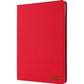 Resim iPad Uyumlu 10.2 Kumaş Tarzı Tpu Düz Koruyucu Kabuk 