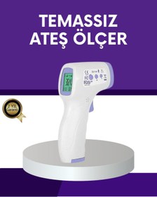 Resim Kanonik Education Temassız Ateş Ölçer Dijital Kızılötesi Termometre Hızlı Ölçüm 