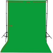 Resim Greenbox Chromakey Ürün Çekimi İçin 200 x 300 CM Yeşil Fon Perde + 200 x 200 CM Fon Standı 