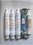 Resim Filtre Dünyası Membran Lı 12" Inline Su Arıtma Filtresi Çubuklu Inline Filtre 