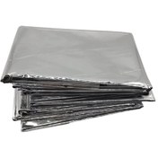 Resim Suntek 5 Parça Acil Durum Battaniyesi Battaniye, Pratik Kompakt Gümüş 