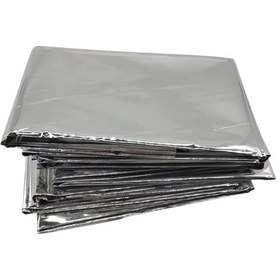 Resim Suntek 5 Parça Acil Durum Battaniyesi Battaniye, Pratik Kompakt Gümüş 