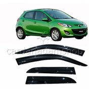 Resim Mazda 2 Cam Rüzgarlığı 2009-2013 Uyumlu 4 Parça Set Halinde 