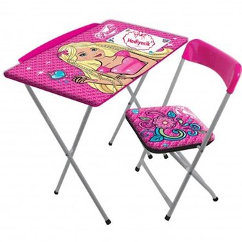 Ders Çalışma Masası Masa Sandalye Prenses Linda Çalışma Masası