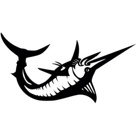 Resim Kılıç Balığı 20X10 cm 