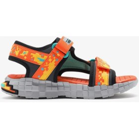 Resim Skechers Megasplash 4K Büyük Erkek Çocuk Turuncu Erkek Çocuk Sandalet 402161L Orbk 