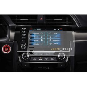 Resim Ael-Tech Honda Civic Makyajlı Kasa Fc5 Uyumlu Navigasyon Ekran Koruyucu Film 2019 2020 