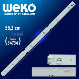 Resim SAMSUNG_2015ARC550_3228_06_REV1.0_150720_LM41-00178A 6 LEDLİ 56.3 CM - (WK-30) ÇIKMA ORJ 