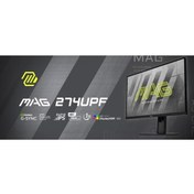 Resim MSI MAG 274UPF 27" 1 Ms 144 Hz HDMI DP Type-C HDR 400 Rapid IPS UHD Gaming Monitor | MSI MSI