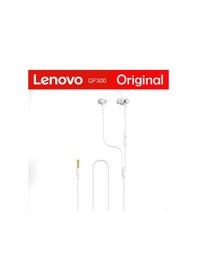 Resim Lenovo Qf300 Mikrofonlu Kulak İçi Kulaklık Beyaz 