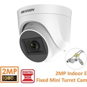 Resim Hikvision Ds-2ce76d0t-exıpf Tvı 1080p 2mp 2.8mm Sabit Lens Ir Dome Kamera 