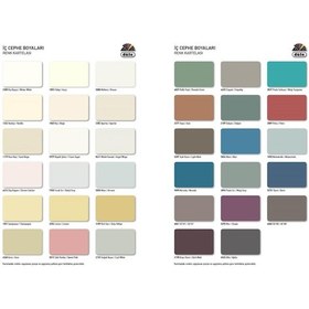 Resim Düfa Klasik Silikonlu Mat İç Cephe Duvar Boyası 7.50 L - Yeni Kartela 