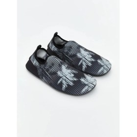 Resim Lc Waikiki Desenli Erkek Deniz Ayakkabısı Düz Topuklu Karışık Renkli Slip-On Tasarım 