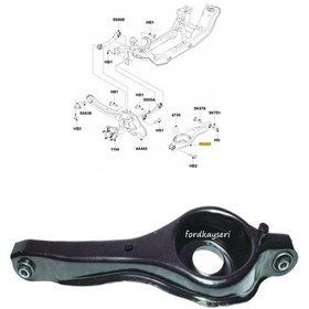 Resim Ford Focus Mk1 Arka Süspansiyon Salıncağı Tablası 1998--2005 