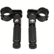 Resim Motion003 Siyah Dayanıklı Alüminyum Bisiklet Arka Pedal Çifti Katlanır Ayaklık 