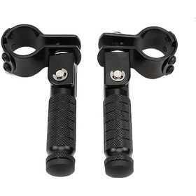 Resim Motion003 Siyah Dayanıklı Alüminyum Bisiklet Arka Pedal Çifti Katlanır Ayaklık 