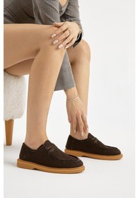 Resim Tonny Black Termo Taban Süet Görünümlü Kadın Kahve Günlük Loafer Tbmhh030 Kahve 