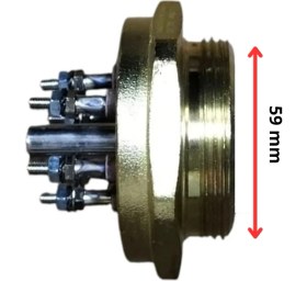 Resim İnox Rezistans 2'' Inç 4500 Watt Krom Trf Isıtıcı Adet 