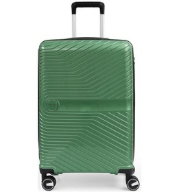 Resim Ççs 5239 Polipropilen Büyük Boy Valiz Metalik Yeşil Metalik Yeşil 