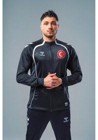 Resim Hummel Target Milli Takım Kamp Eşofman Üstü Siyah 