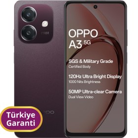 Resim Oppo A3 TR Garanti | 128 GB 6 GB Kırmızı 