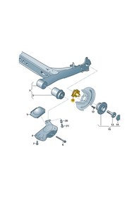 Resim Audi A3 Sback 17-20 Arka Dingil Bilya Taşıyıcı Aks Ucu 5q0501117a 