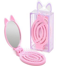 Resim İBİCO İ15-033 KATLANIR ÇOCUK AYNALI TARAK - Pembe 