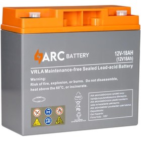 Resim Arc 12 Volt 18 Amper Ups Akü Üretim 2024 