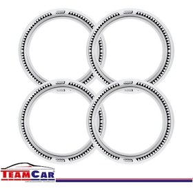 Resim Teamcar Oto Lastik Yanağı Testere Bbs 15 Jant Beyaz 1 Takım 4 Adet 