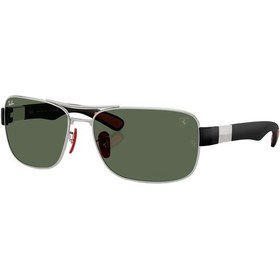 Resim Ray-ban Rb3763m F03171 64 Ferrari Unisex Güneş Gözlüğü Gri 