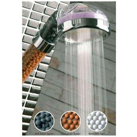 Resim Duş Seti Boncuklu Filtreli Ve Su Tasarruflu Arıtmalı Gsa Mafsallı Set 150 Cm Gümüş 