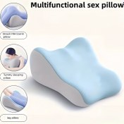 Resim Yükseltilmiş Ağır Hizmet Yatağı Yastığı - Basınç Giderme, Çok Amaçlı Okuma, Çalışma, Uyku ve Bacak Desteği için Ergonomik Çiftler Yastığı | Yüksek Esneklik, Sadece Elde Yıkama, Gri, Uyku için Yatağı Yastığı, Okuma Yastığı, Modern Yastık, Dayanıklı Yastık 