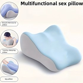 Resim Yükseltilmiş Ağır Hizmet Yatağı Yastığı - Basınç Giderme, Çok Amaçlı Okuma, Çalışma, Uyku ve Bacak Desteği için Ergonomik Çiftler Yastığı | Yüksek Esneklik, Sadece Elde Yıkama, Gri, Uyku için Yatağı Yastığı, Okuma Yastığı, Modern Yastık, Dayanıklı Yastık 