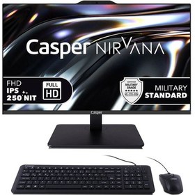 Resim Casper Nirvana A80.1342-BV00X-V-S-K054 i5-13420H 128 GB 4 TB SSD 23.8" W11P FHD AIO Masaüstü Bilgisayar 