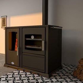 Resim Baba's Bbq Pelet ve Odun Sobası-Safir Kuzine Modeli 10 Kw 