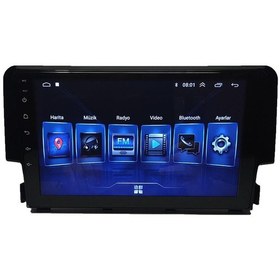 Resim Honda Ci Vi C Fc5 / Fc5 2016-2020 9 inç 10-256 GB Android Carplay Multimedya 