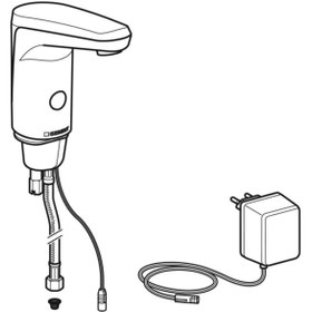 Resim Geberit 116.133.21.1 Type 80 Fotoselli Lavabo Bataryası Tek Su Girişli, Krom, Elektrikli 