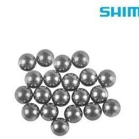 Resim Shimano 3/16'' Çelik, Bisiklet Ön Göbek Bilyesi 20li Paket Y00091210 