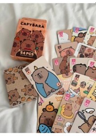 Resim İskambil Kağıdı Capybara Poker Oyun Kartı 54 Adet İskambil Destesi 