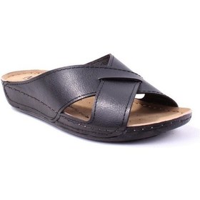 Resim Dagoster Dza37-514 Siyah Günlük Ortopedik Kadın Terlik 