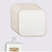 Resim Bistyle Organik 28x28 6'lı Penye Mendil 90103 Ekru Ekru 