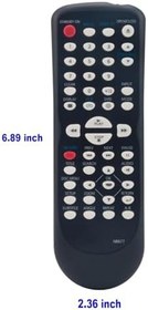 Resim NB677 NB677UD Yedek DVD VCR Combo Uzaktan Komutan MAGNAVOX CD DVD Oynatıcı DV220MW9 DV225MG9 DV226MG9 GDV228MG9 RDV220MW9 CDV220MW9 DV220MW9A DV220MW9B DV220MW220FX4 DVD3315V DV225MG9 A 